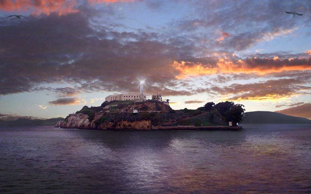 Alcatraz prison island