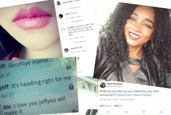 messages sent moments before death