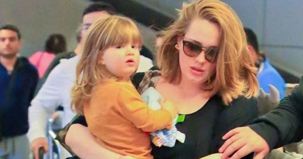 Angelo Adkins with his mother, Adele