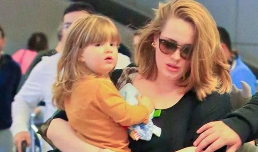 Angelo Adkins with his mother, Adele